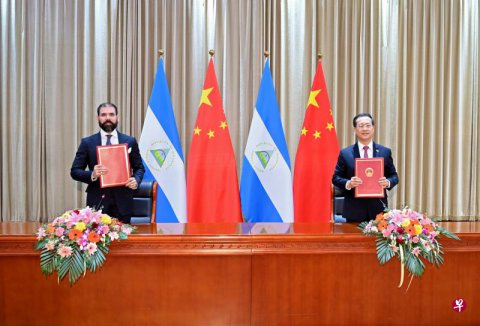 与中国大陆恢复外交关系 尼加拉瓜二度与台湾断交