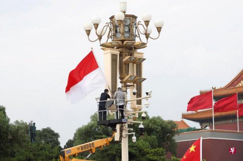 北京迎接印尼总统佐科到访