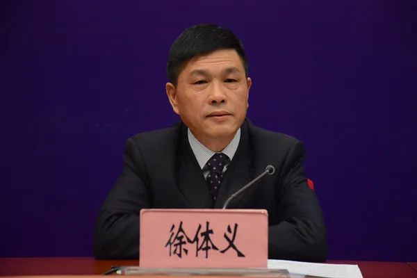 徐体义,主动投案