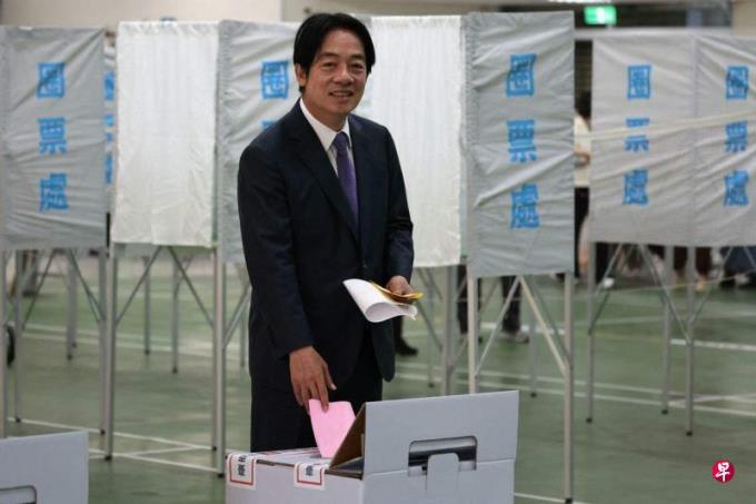 赖清德今早回台南投票 吁民众珍惜民主踊跃投票