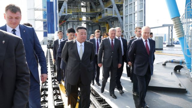 去年11月，金正恩访问了俄罗斯主要的太空设施，之后平壤得以发射卫星。