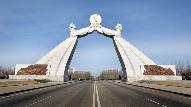 2008年的朝鲜统一门