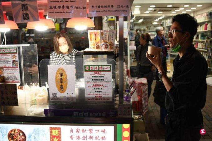 香港零售饮食业过去一年生意惨淡