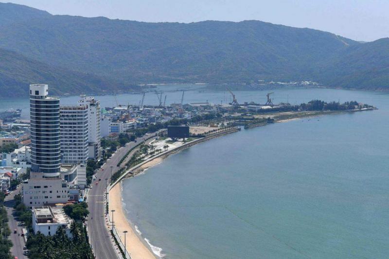 图为越南平定省归仁市港口,这是越南重要的沿海经济城市之一。在强劲出口的推动下,越南经济在2024年第一季增长5.66%。(法新社)
