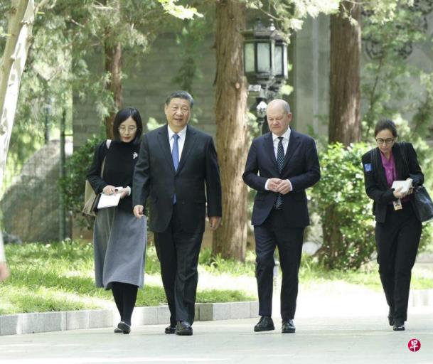 朔尔茨见习近平后 中国对德部分产品放宽进口限制