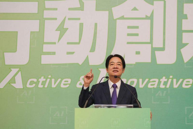 习马二会后,有观点认为,只要台湾准总统赖清德520就职时愿意谈“中华民族”,便有机会缓和两岸情势。图为赖清德4月10日在台北举行记者会,宣布准阁揆人选。(法新社)