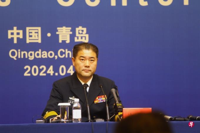 新任中国海军新闻发言人冷国伟首次公开亮相