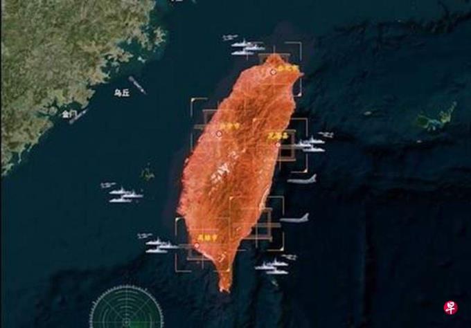 大陆公布攻台模拟动画视频 台四县市被锁定