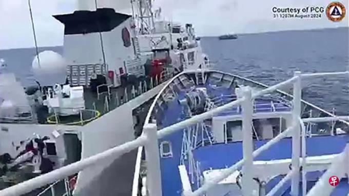 中国菲律宾船只碰撞 两国互相指责