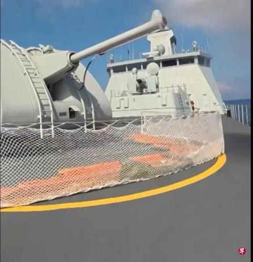 中国海军第二艘054B型导弹护卫舰 近日在南中国海实战化训练