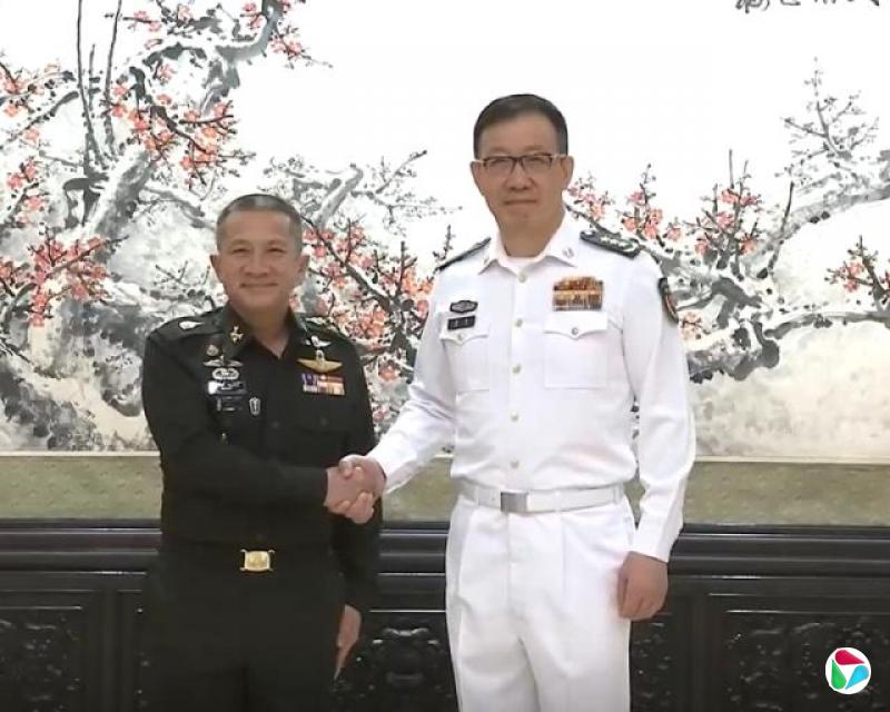 董军见泰军最高司令 吁中泰进一步提升联合训练合作水平