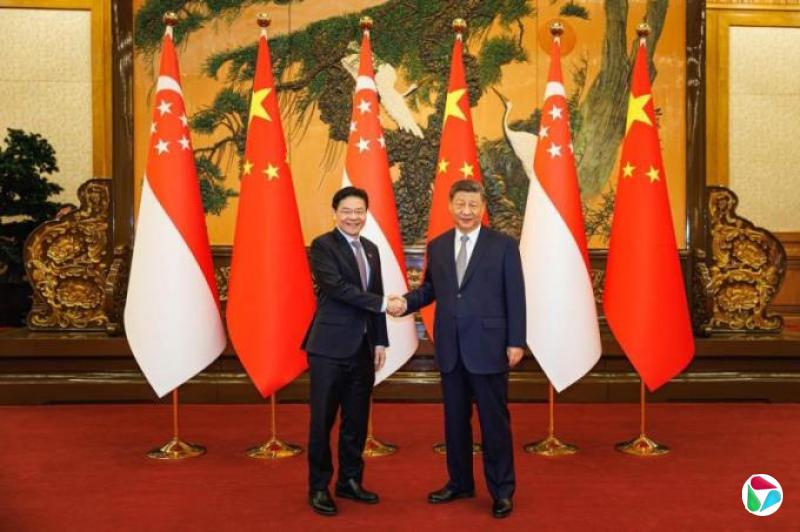 在北京会晤习近平 黄循财总理呼吁两国在区域和多边平台加强合作