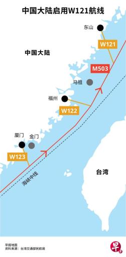 学者:北京启用新航线是对赖清德“软性示威” 后续或祭经贸手段