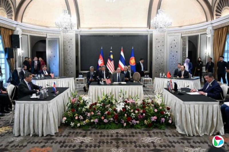 泰柬停火会谈进行中 中美驻马国大使参与