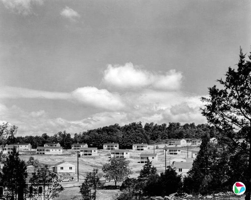 1944年,田纳西州橡树岭的曼哈顿计划研发基地。