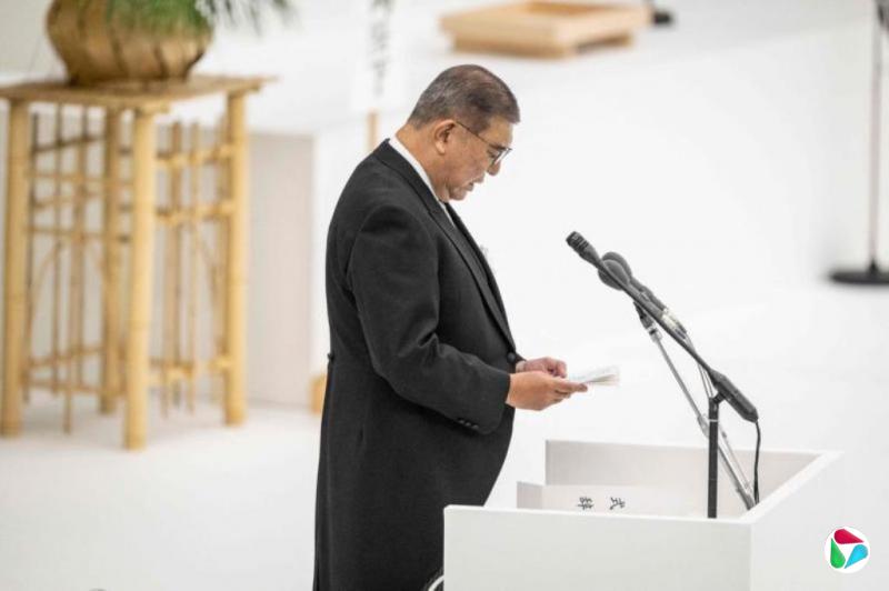 二战八十周年 石破:不战宣言必须世代相传