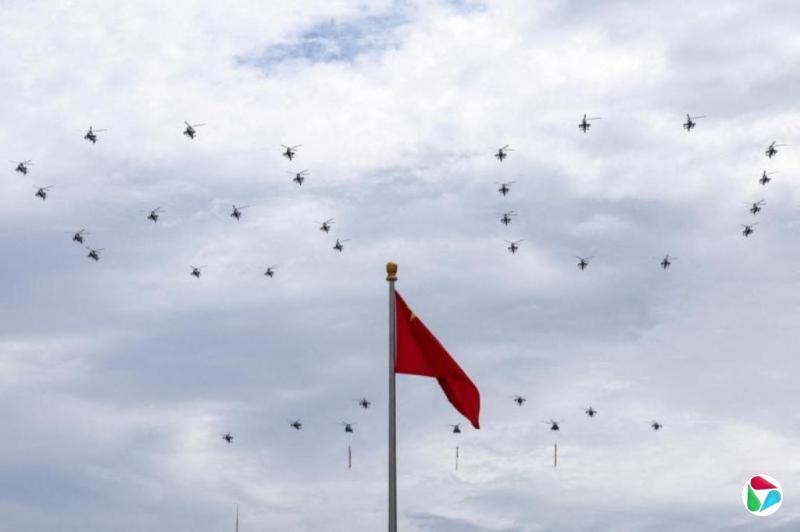 中国完成九三阅兵最后一次综合演练 历时12小时预演全流程