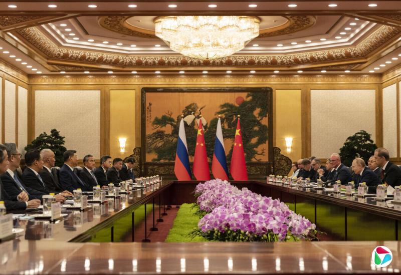中国国家主席周二在北京与俄罗斯总统普京举行了会谈。